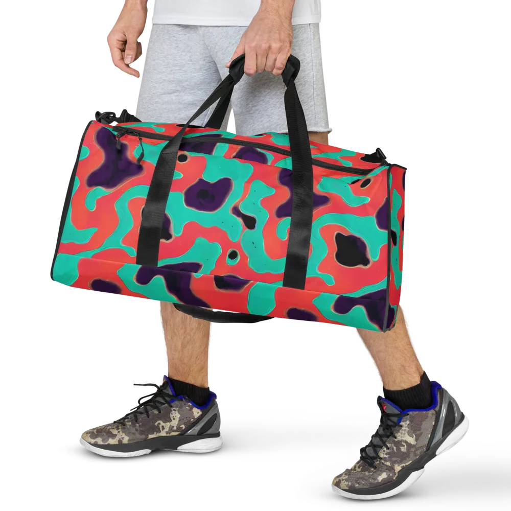 Aubergine Tide on Duffle Bag — Front
