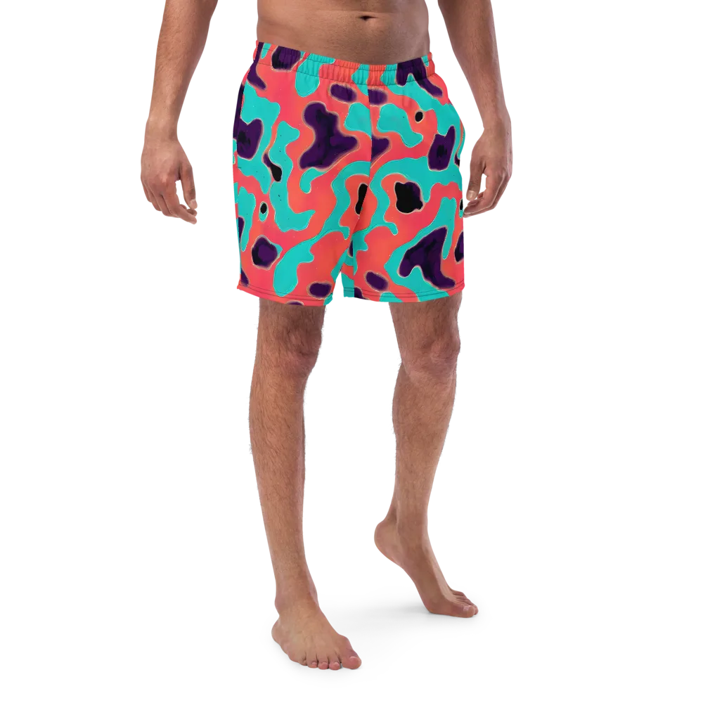 Aubergine Tide on Swim Trunks — Front