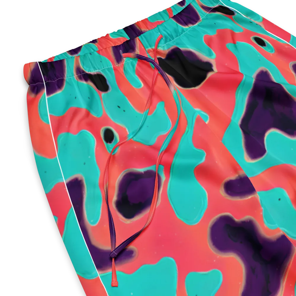 Aubergine Tide on Women's Pajama Pants — Product details