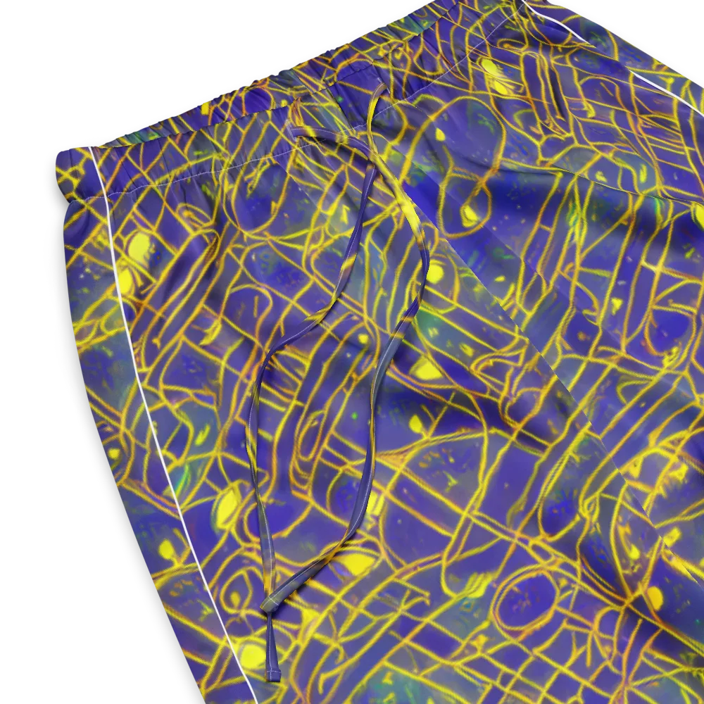 Golden Grid on Women's Pajama Pants — Product details