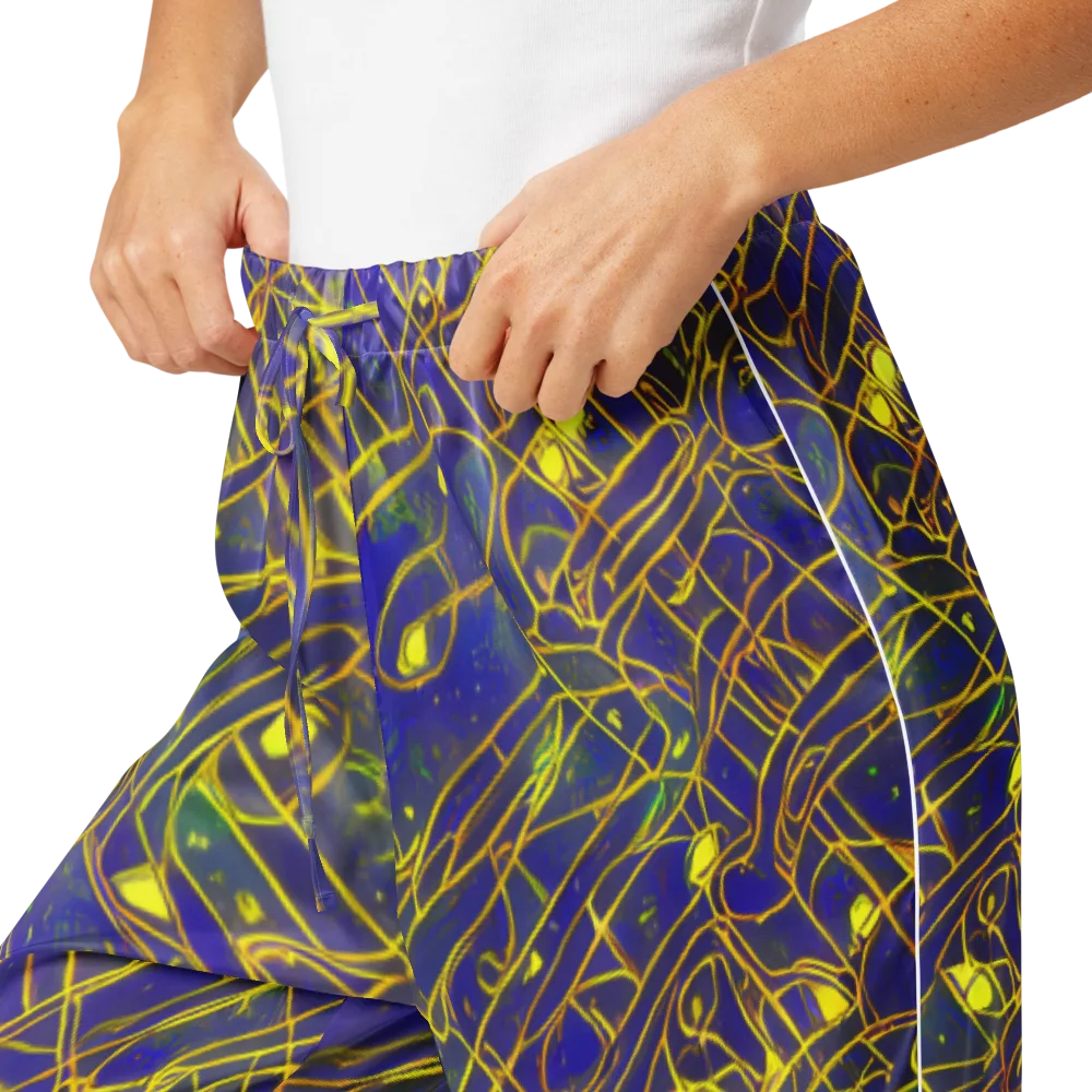 Golden Grid on Women's Pajama Pants — Product details