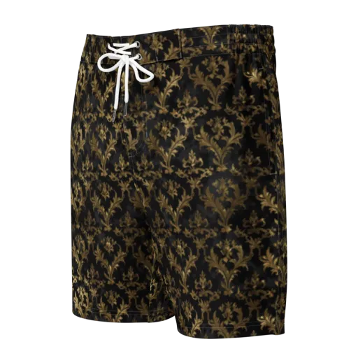 Gilded Damask on a Men's Board Shorts