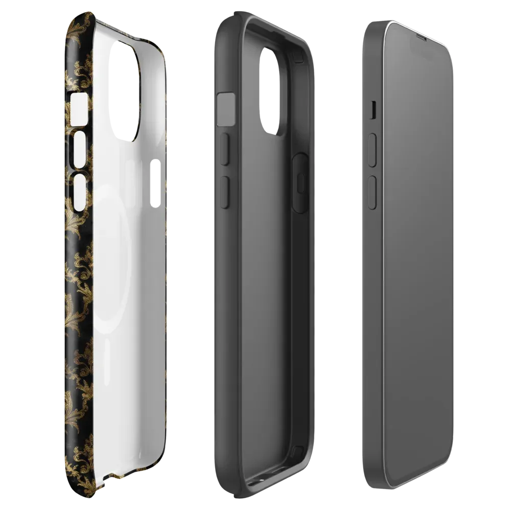 Gilded Damask on MagSafe Tough Case for iPhone® — Front