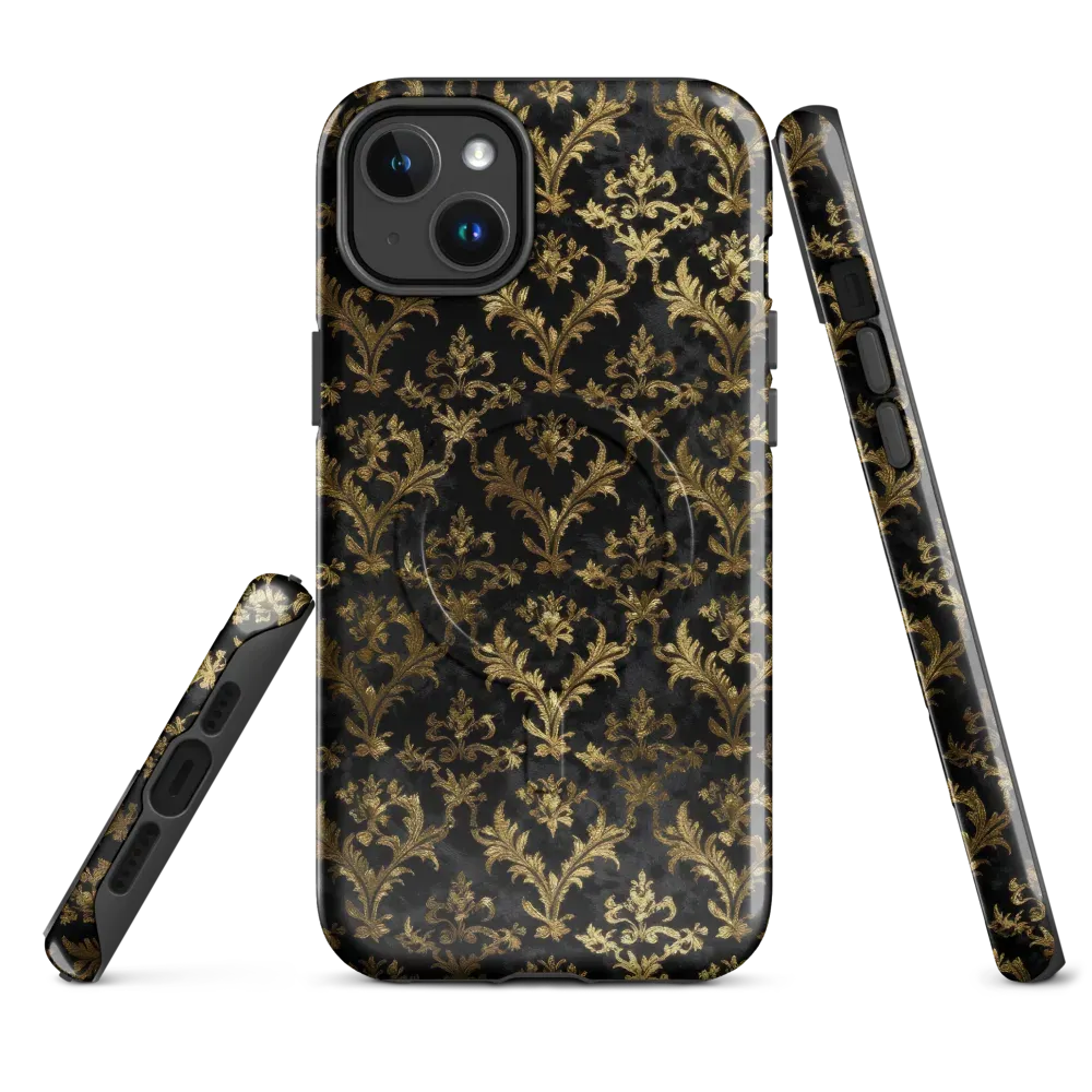 Gilded Damask on MagSafe Tough Case for iPhone® — Front