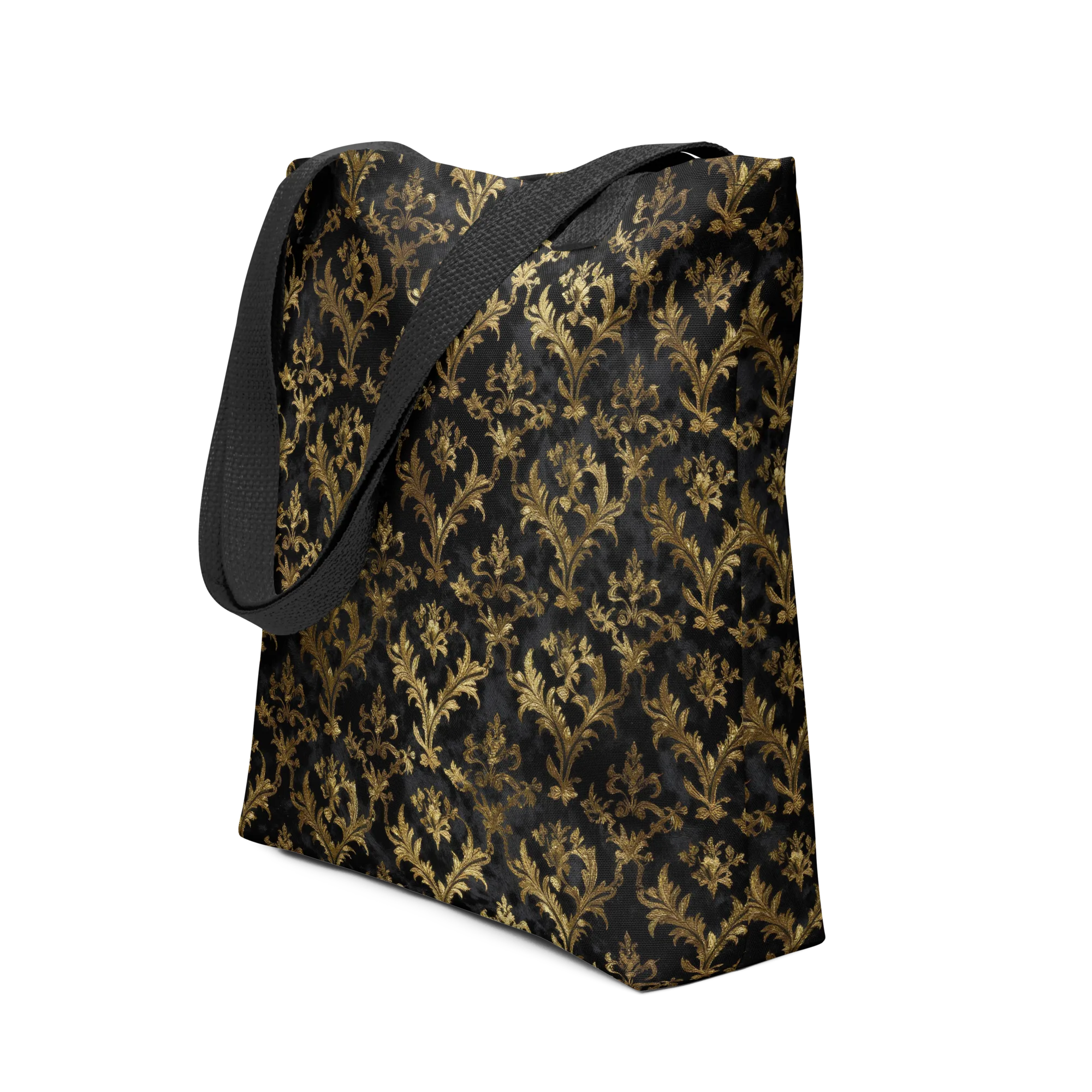 Gilded Damask on Tote Bag — Front