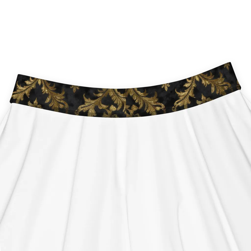 Gilded Damask on Skater Skirt — Product details