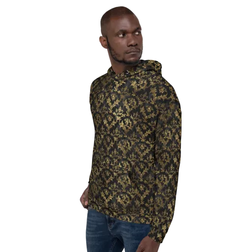 Gilded Damask on a Hoodie