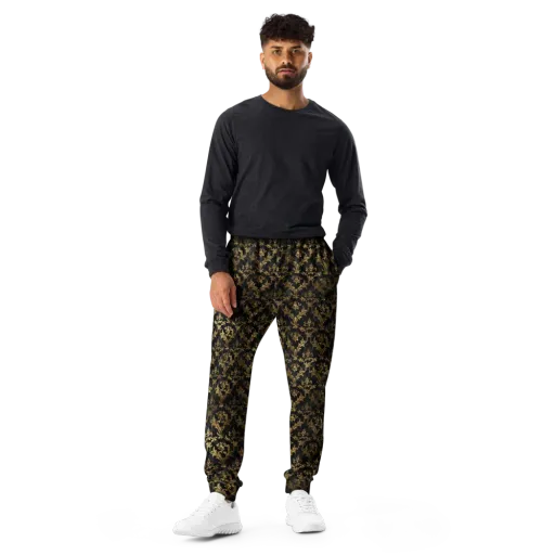 Gilded Damask on a Men's Joggers