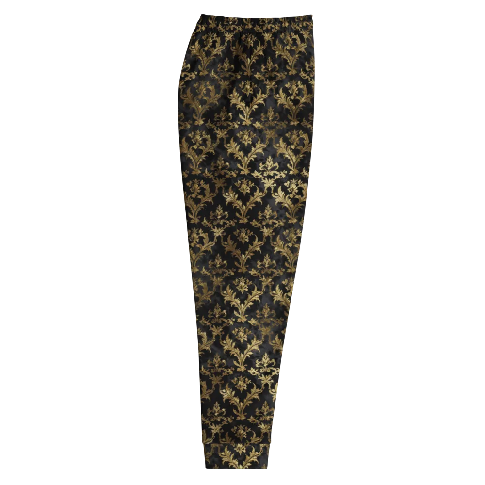 Gilded Damask on Men's Joggers — Right