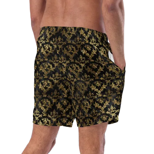 Gilded Damask on a Swim Trunks