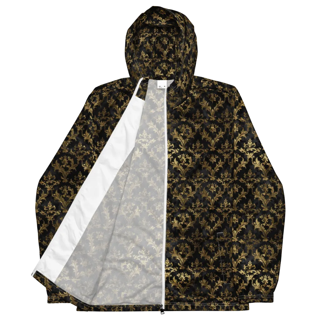 Gilded Damask on Men's Windbreaker — Front