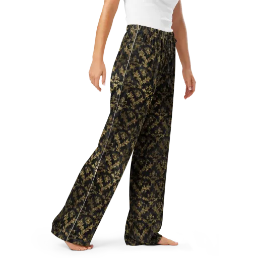 Gilded Damask on a Women's Pajama Pants