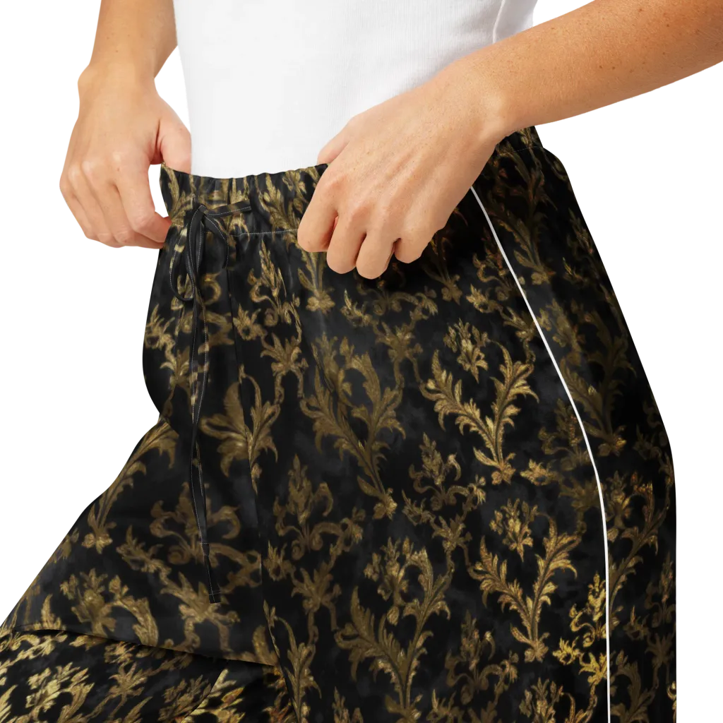 Gilded Damask on Women's Pajama Pants — Product details