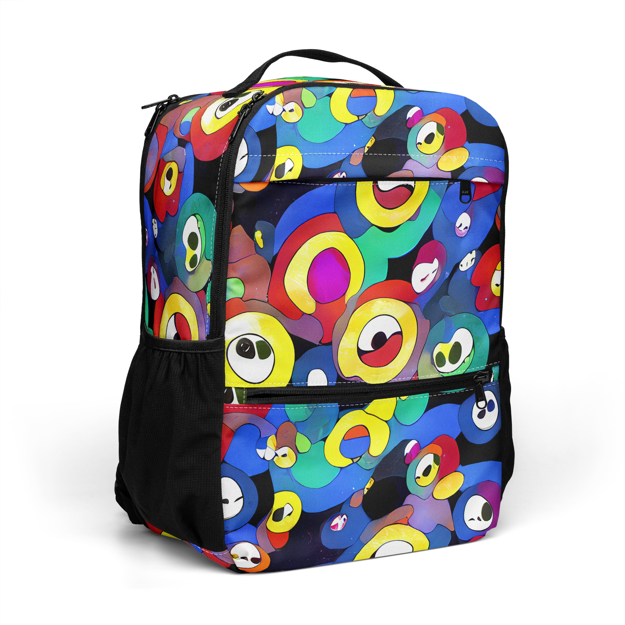 Neon Watchers on Utility Backpack — Right Front