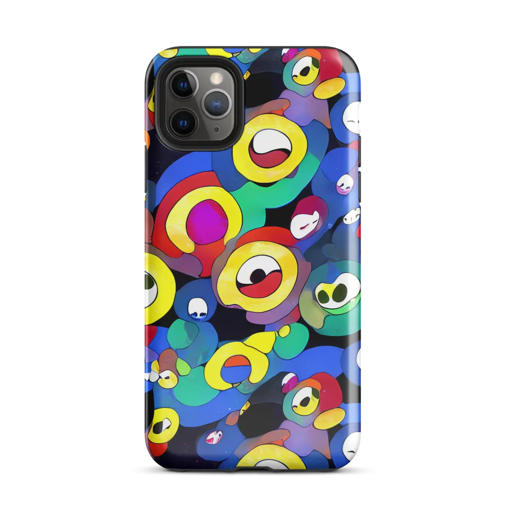 Neon Watchers on Tough Case for iPhone® — Front
