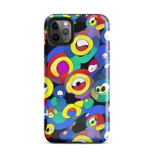 Neon Watchers on a Tough Case for iPhone®