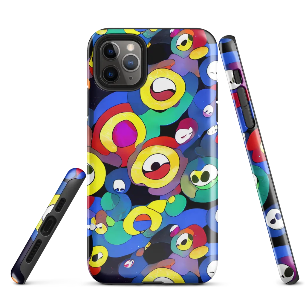 Neon Watchers on Tough Case for iPhone® — Front