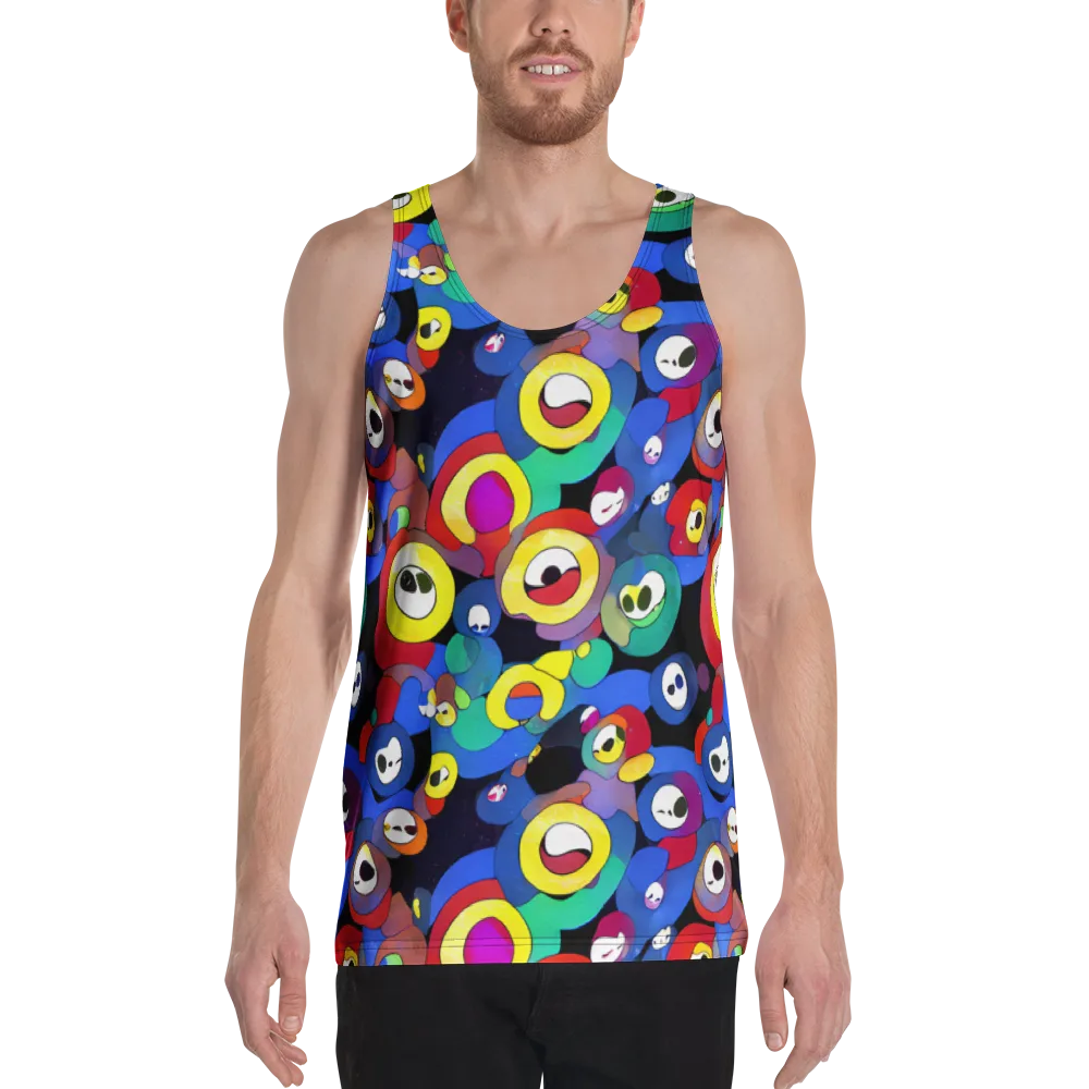 Neon Watchers on Men's Tank Top — Front
