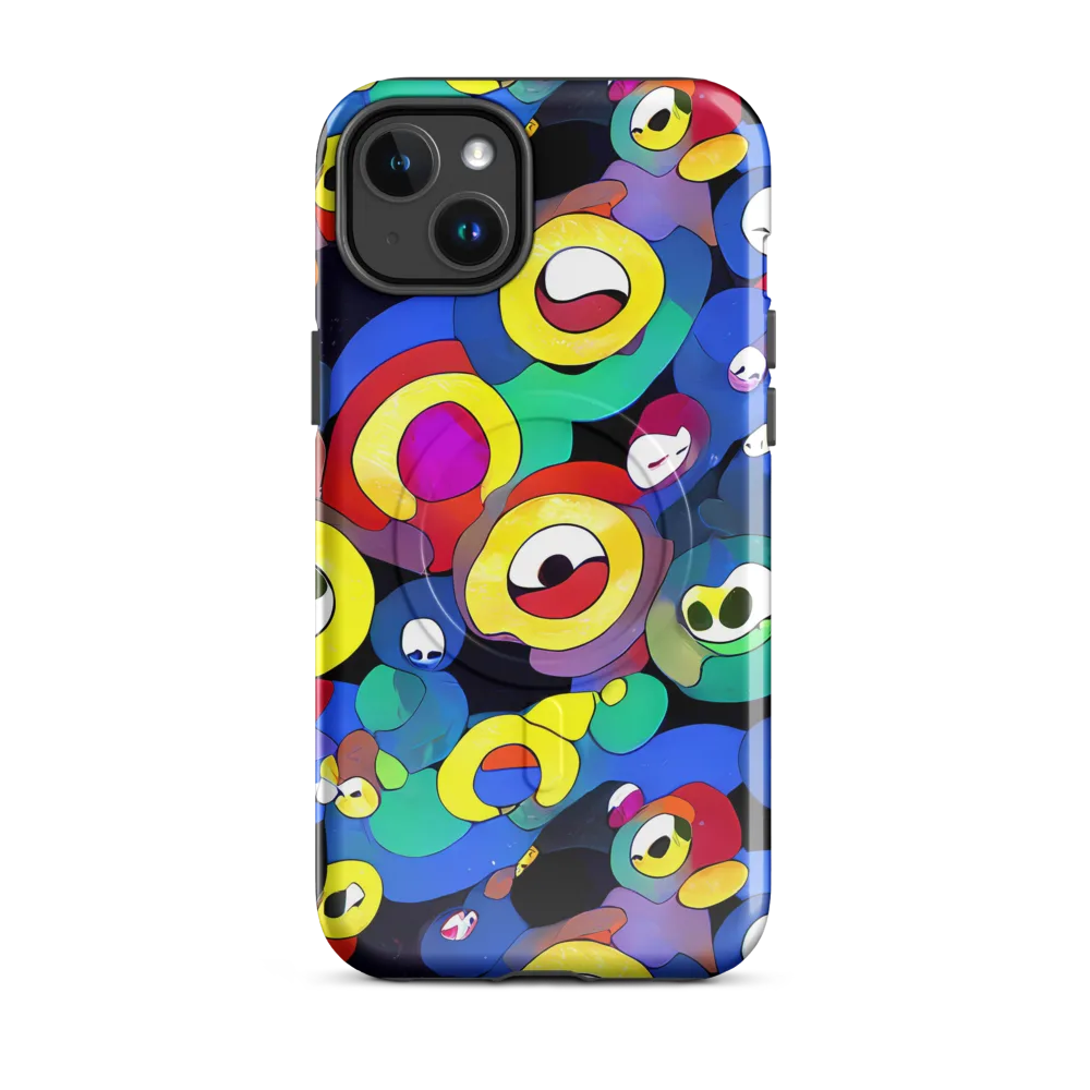 Neon Watchers on MagSafe Tough Case for iPhone® — Front