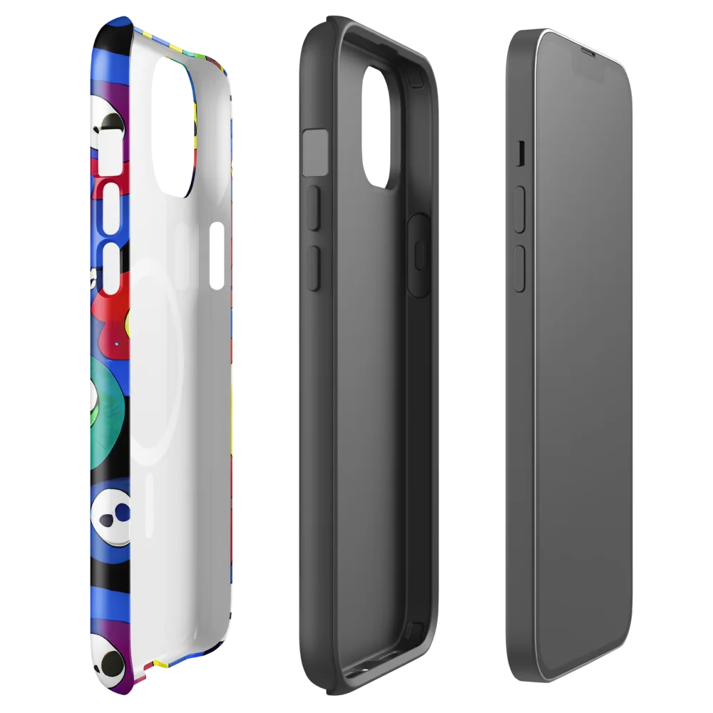 Neon Watchers on MagSafe Tough Case for iPhone® — Front