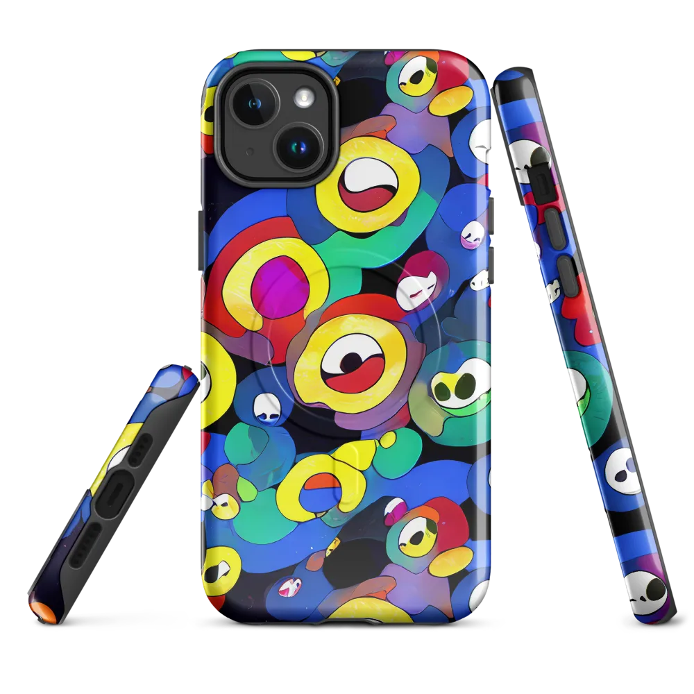 Neon Watchers on MagSafe Tough Case for iPhone® — Front