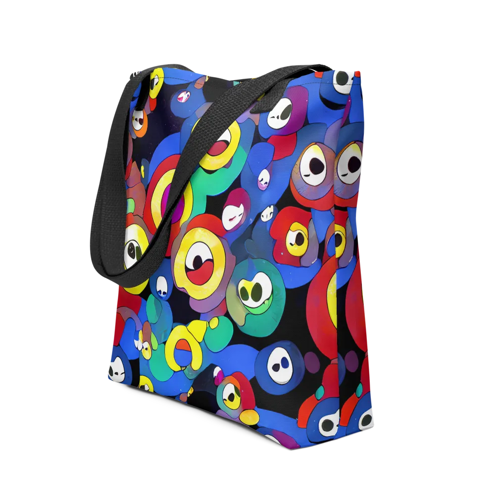 Neon Watchers on Tote Bag — Front