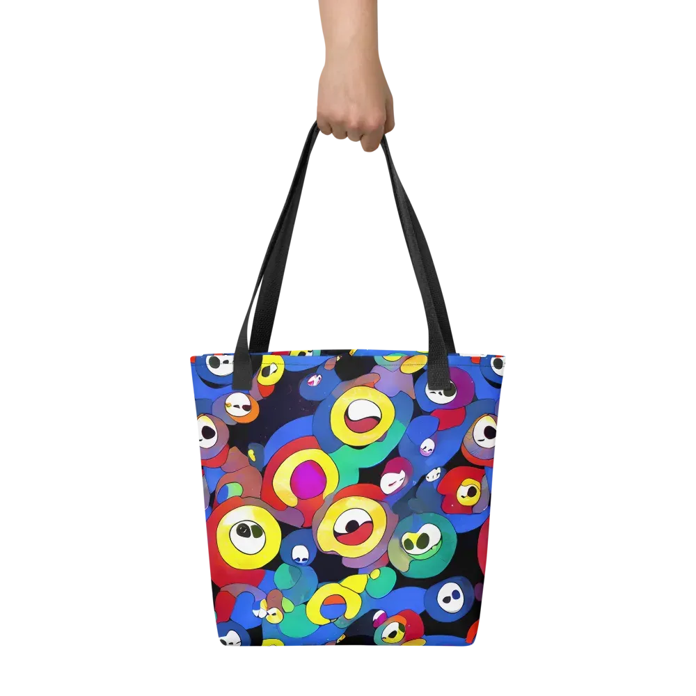 Neon Watchers on Tote Bag — Front
