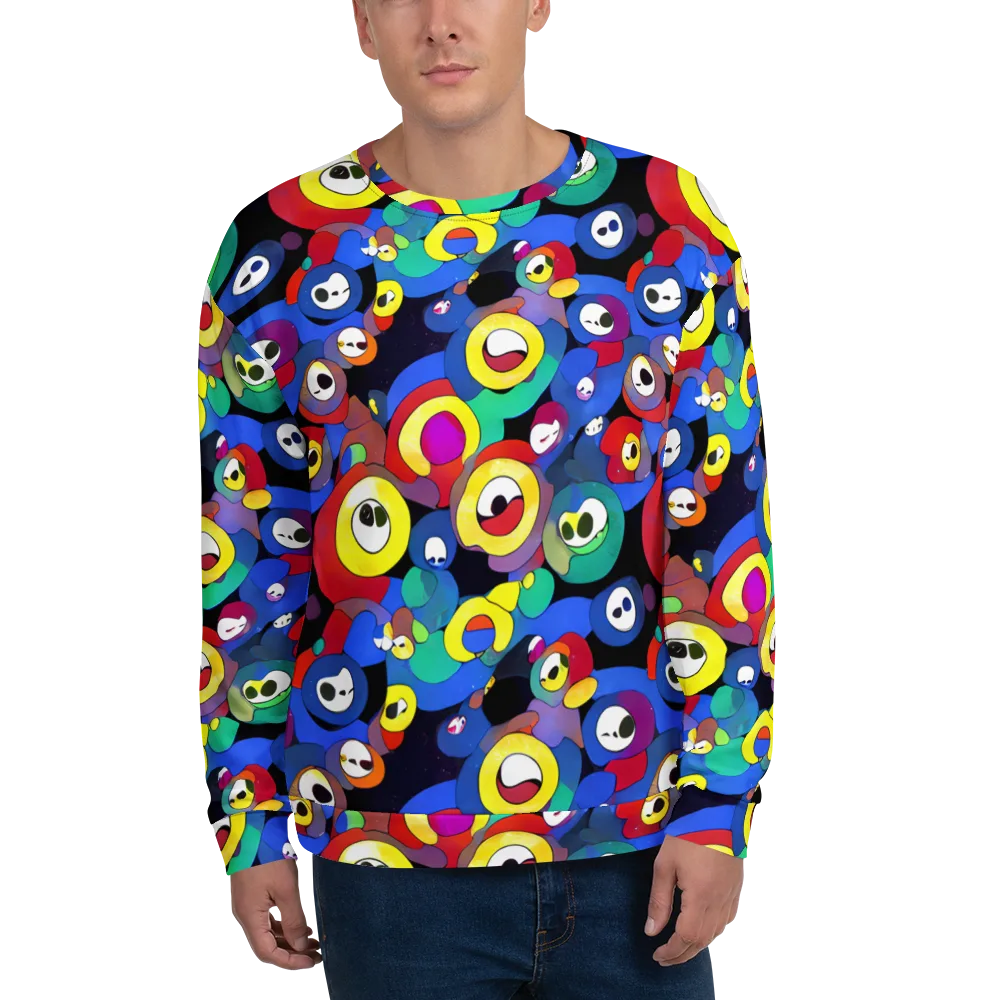 Neon Watchers on Sweatshirt — Front