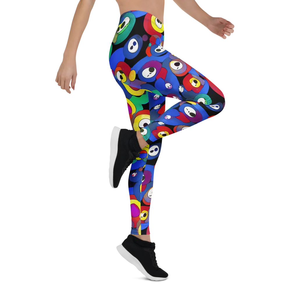 Neon Watchers on Leggings — Right