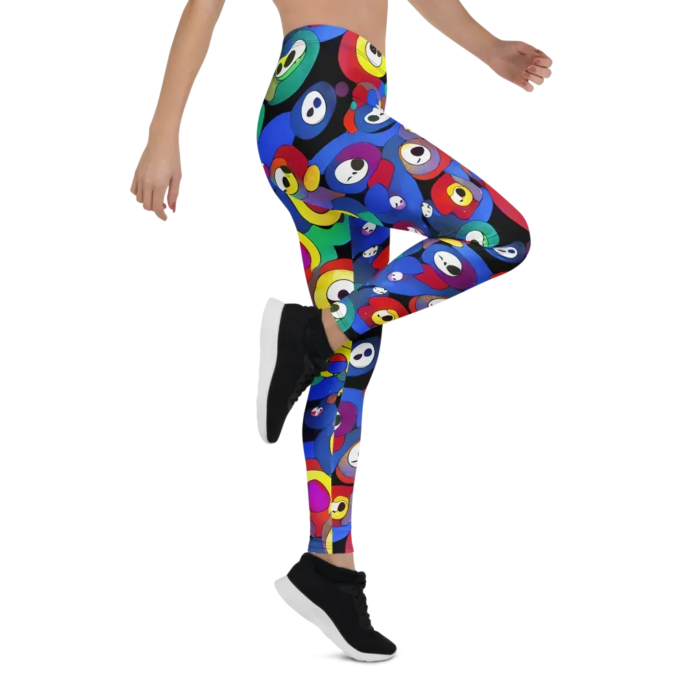 Neon Watchers on Leggings — Right