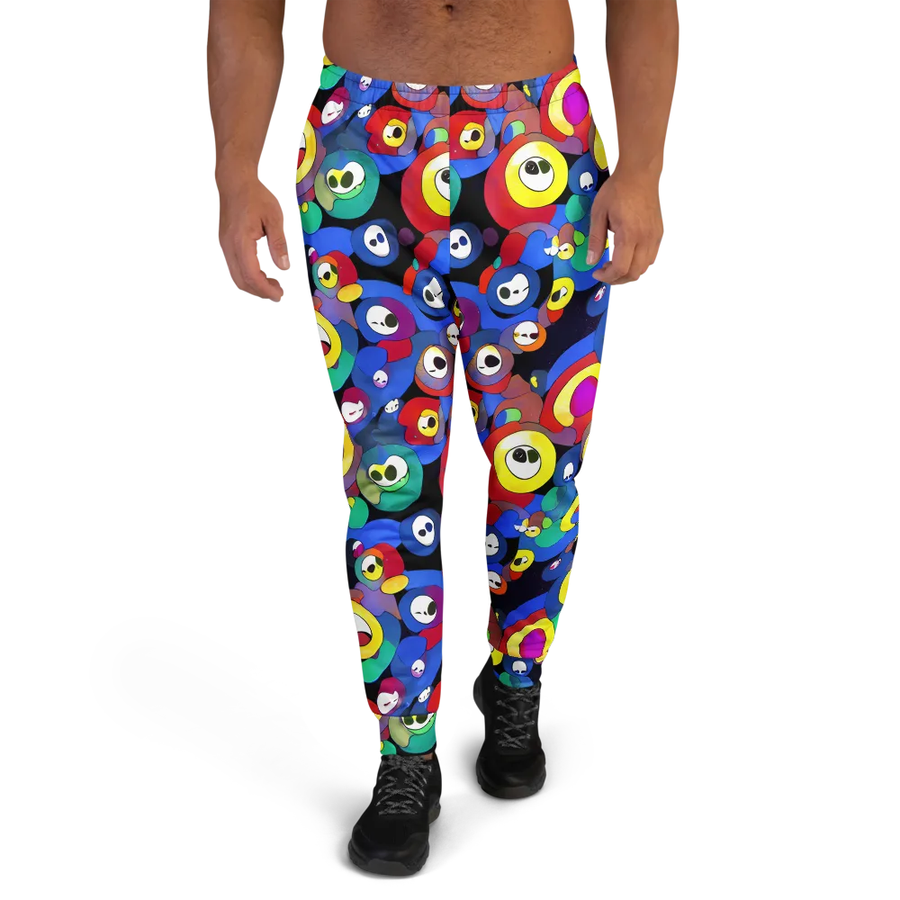 Neon Watchers on Men's Joggers — Front