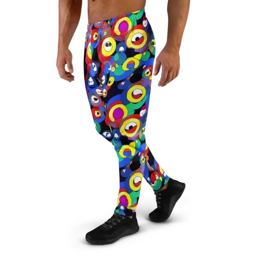 Neon Watchers on a Men's Joggers