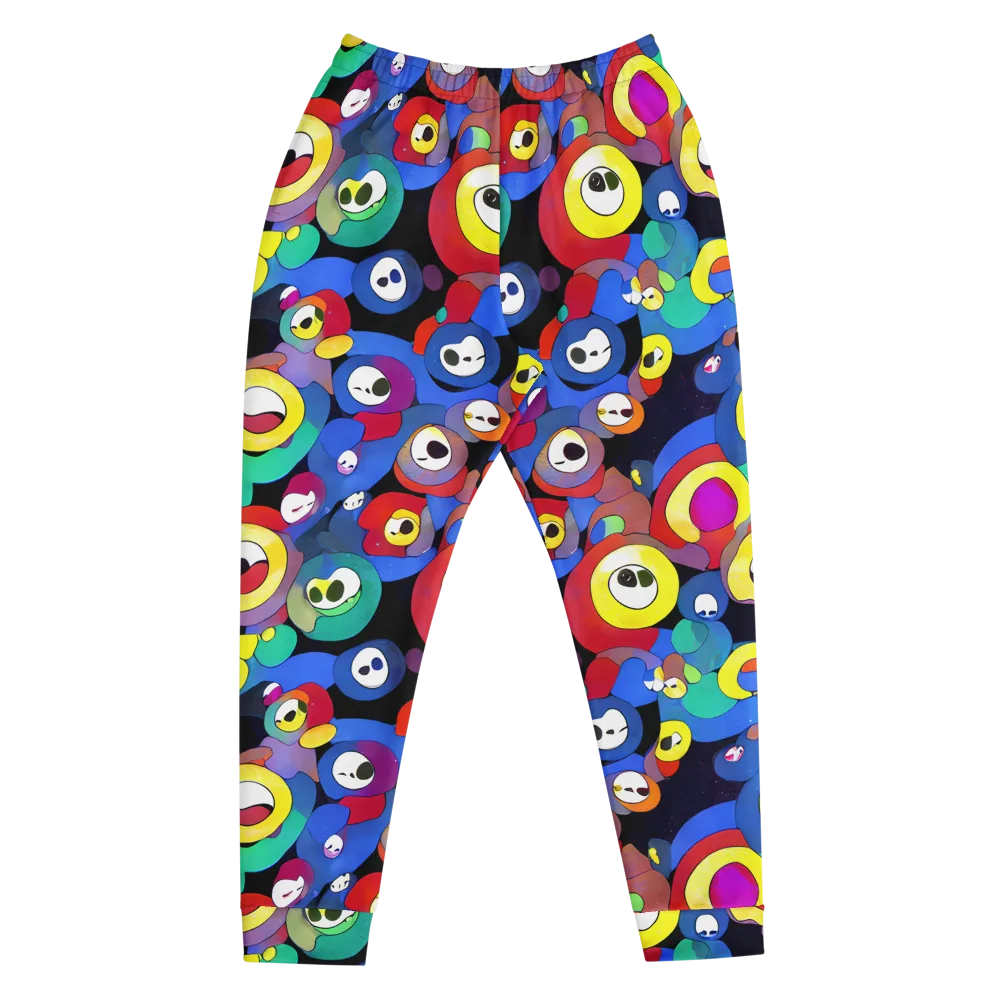 Neon Watchers on Men's Joggers — Front