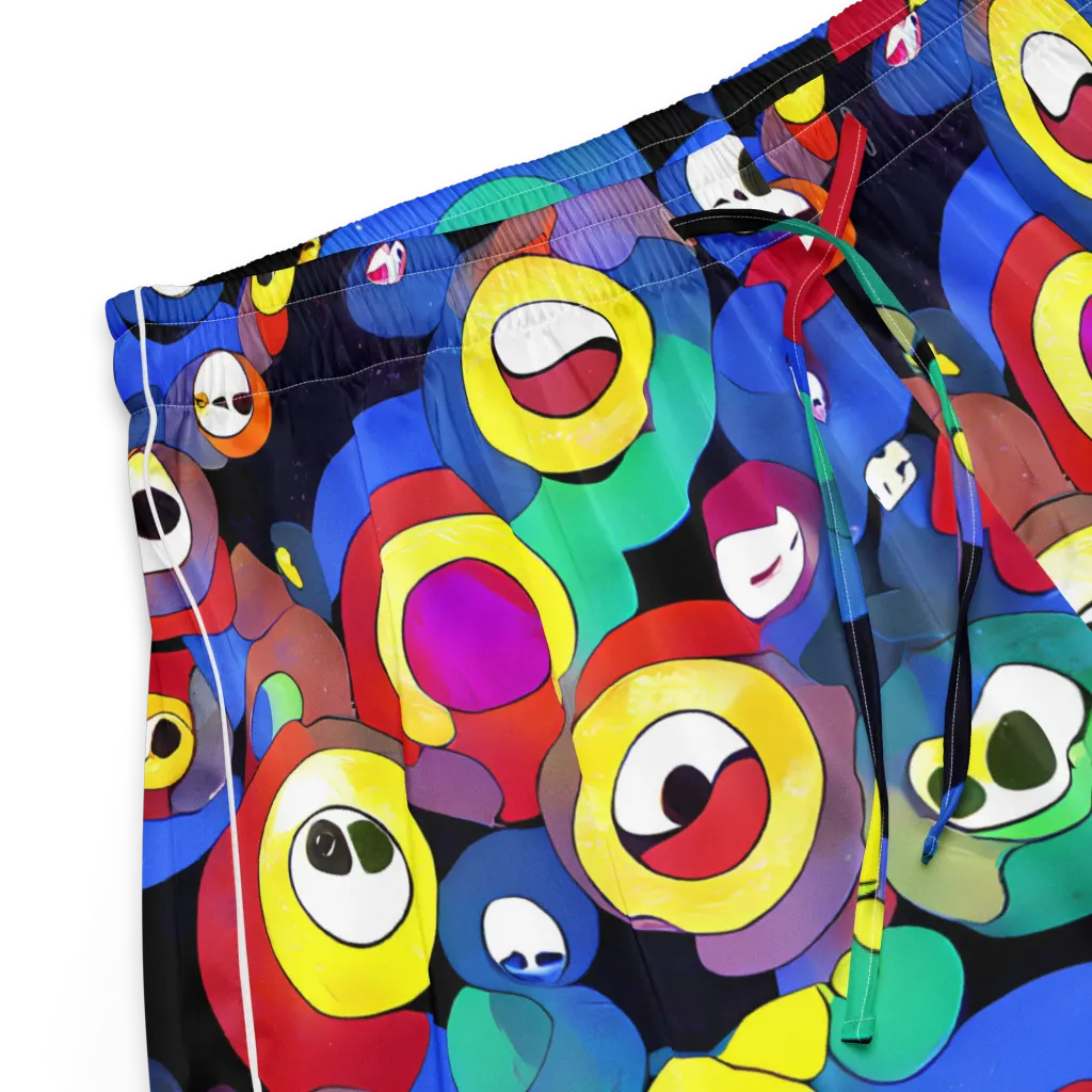 Neon Watchers on Women's Pajama Shorts — Product details