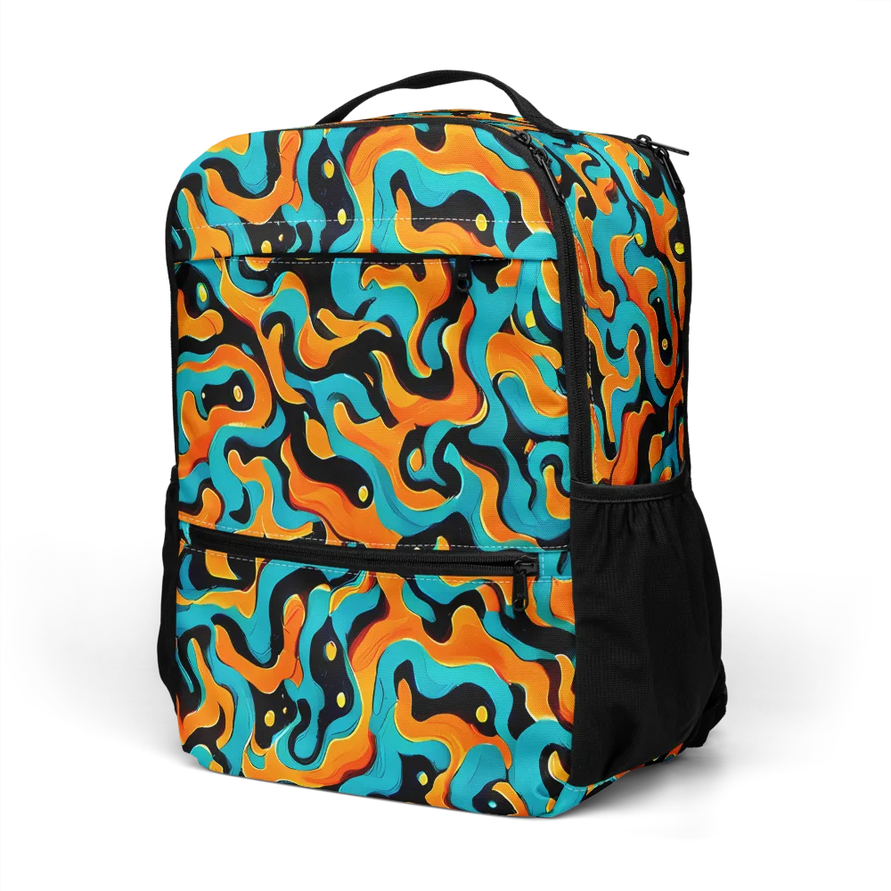 Voltage Wave on Utility Backpack — Left Front
