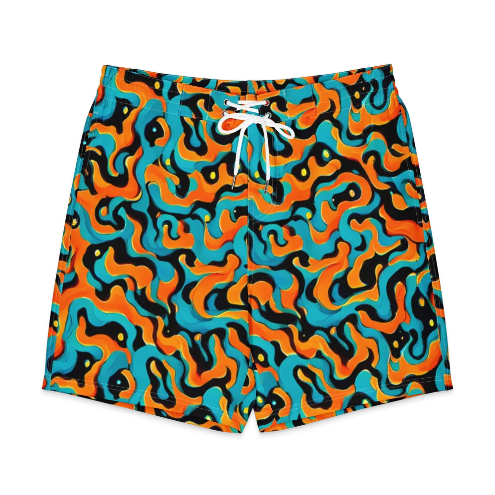 Voltage Wave on Men's Board Shorts — Front