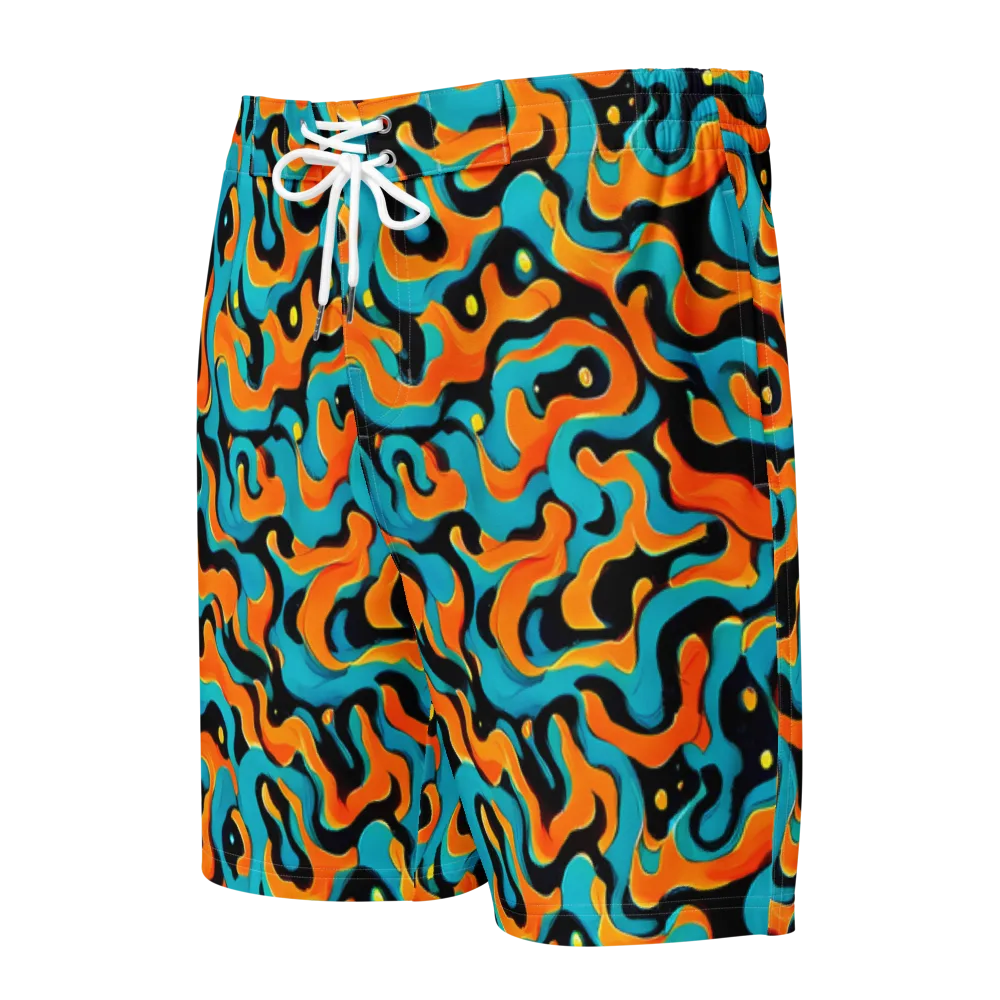 Voltage Wave on Men's Board Shorts — Front