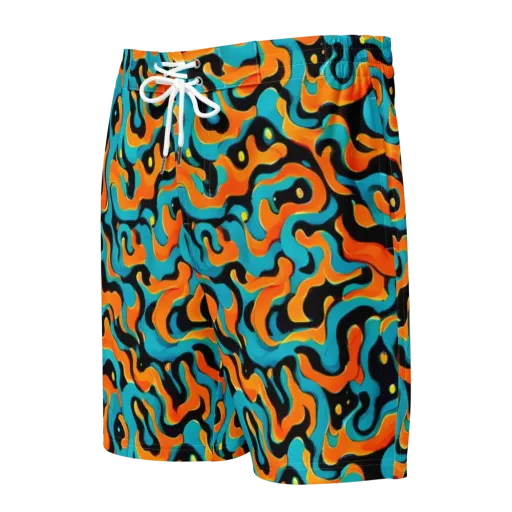 Voltage Wave on a Men's Board Shorts
