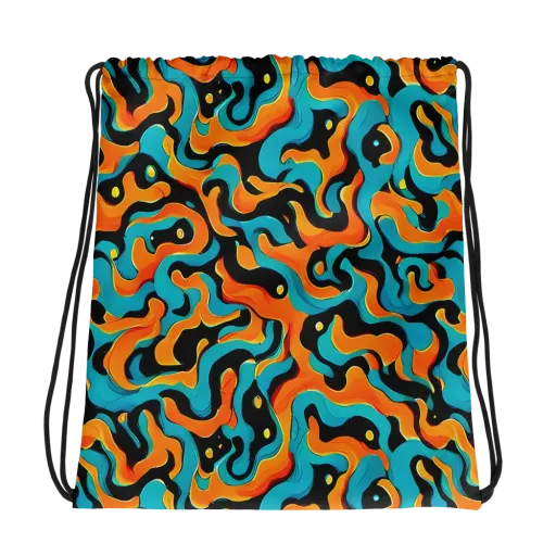 Voltage Wave on a Drawstring Bag
