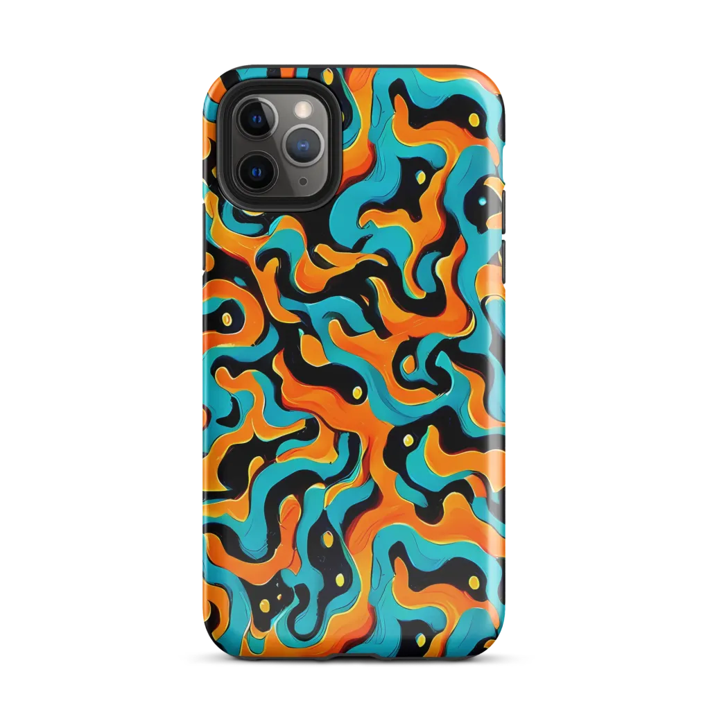 Voltage Wave on Tough Case for iPhone® — Front