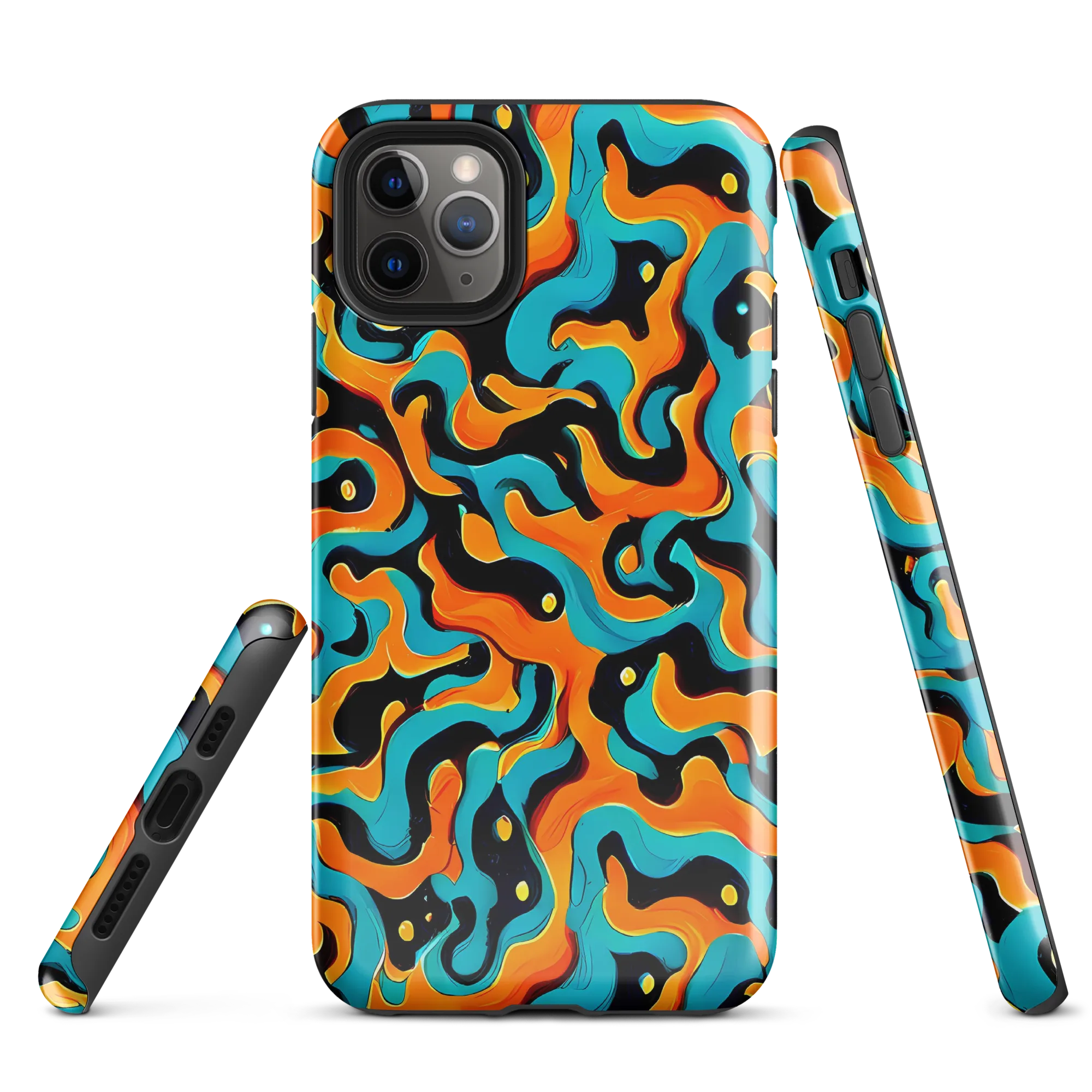 Voltage Wave on Tough Case for iPhone® — Front