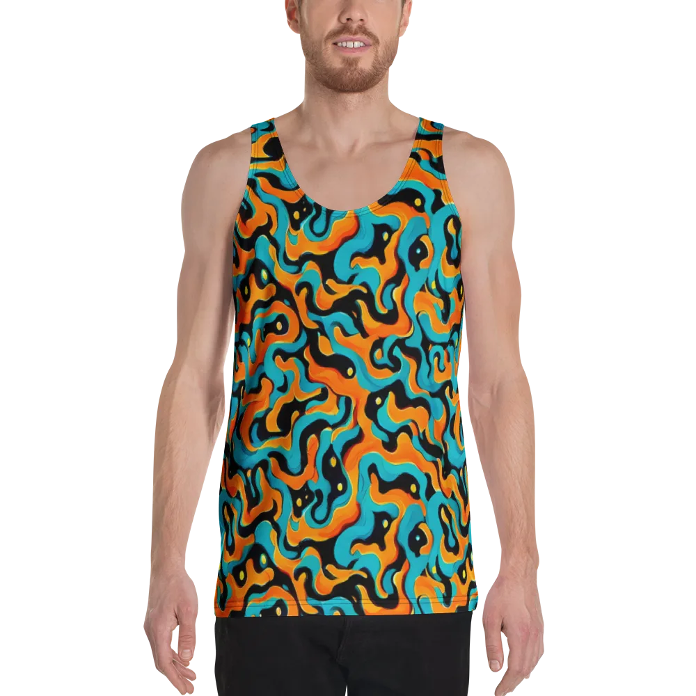 Voltage Wave on Men's Tank Top — Front