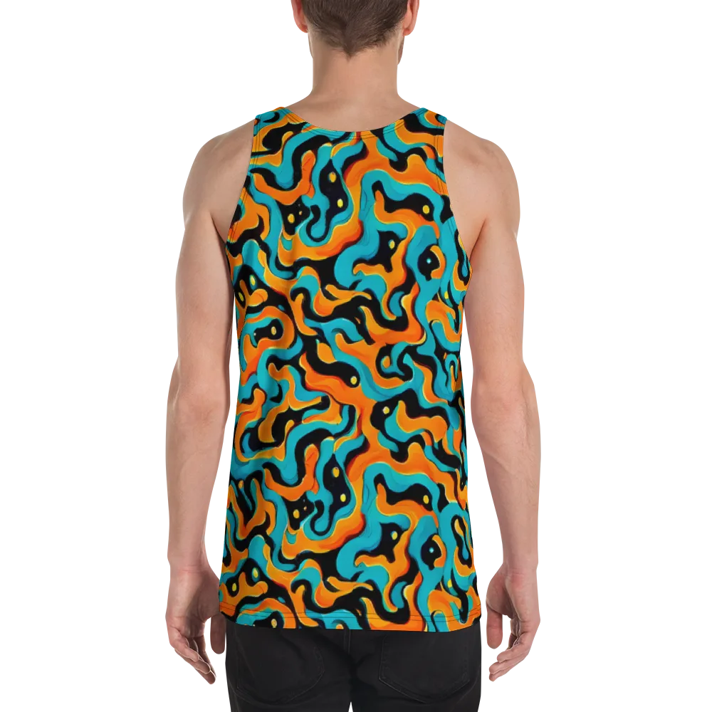 Voltage Wave on Men's Tank Top — Back