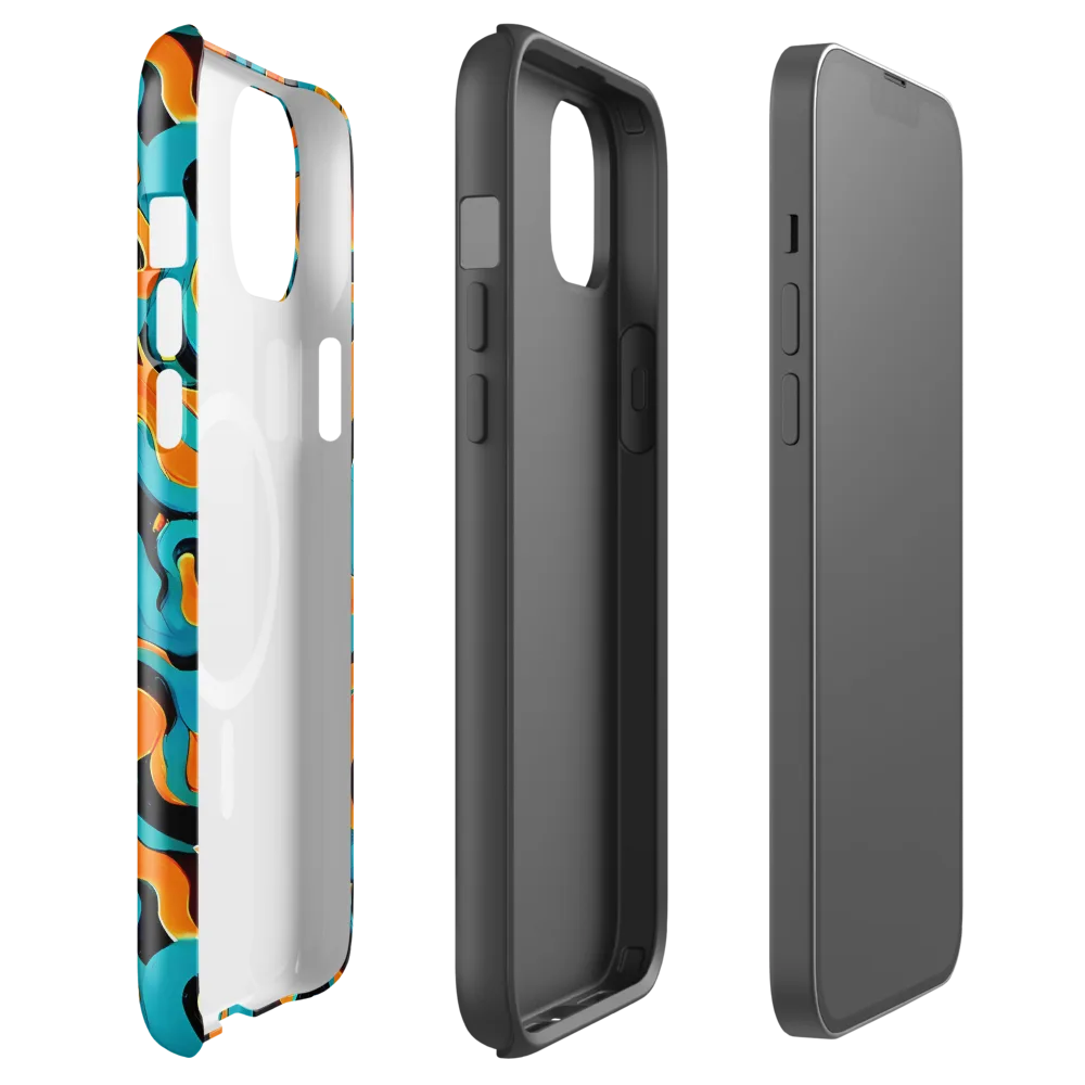 Voltage Wave on MagSafe Tough Case for iPhone® — Front