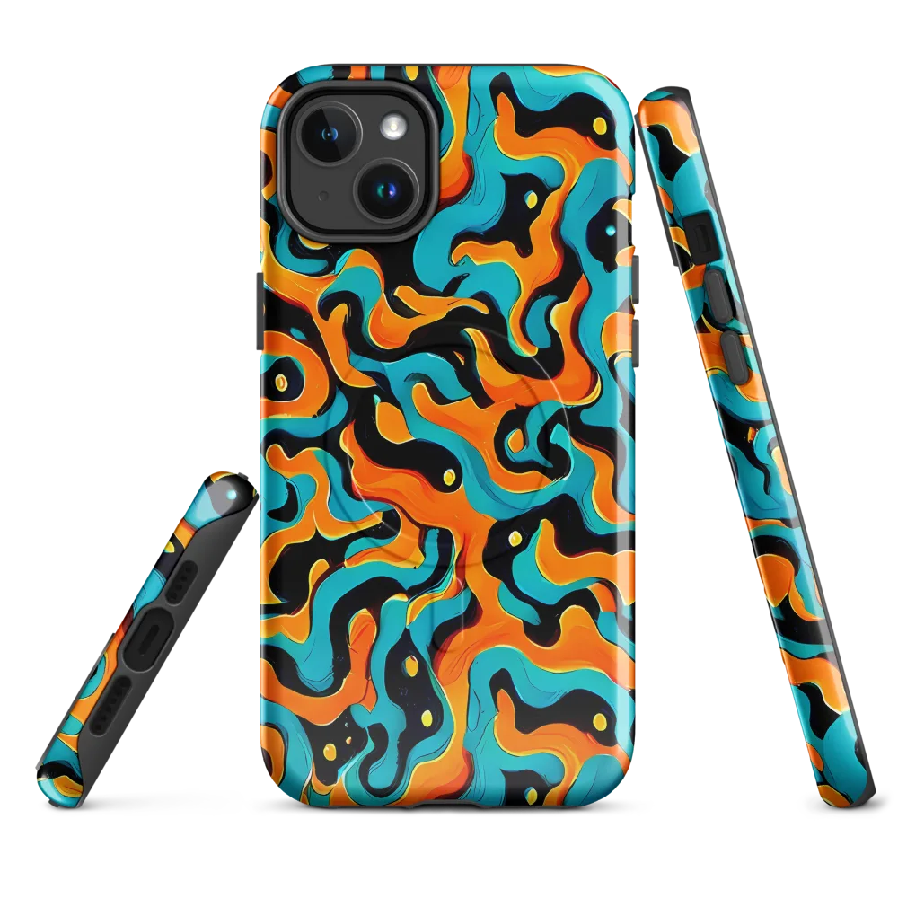 Voltage Wave on MagSafe Tough Case for iPhone® — Front