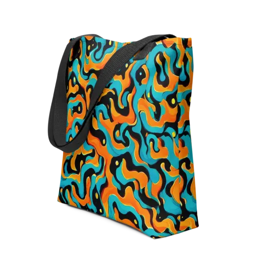 Voltage Wave on a Tote Bag