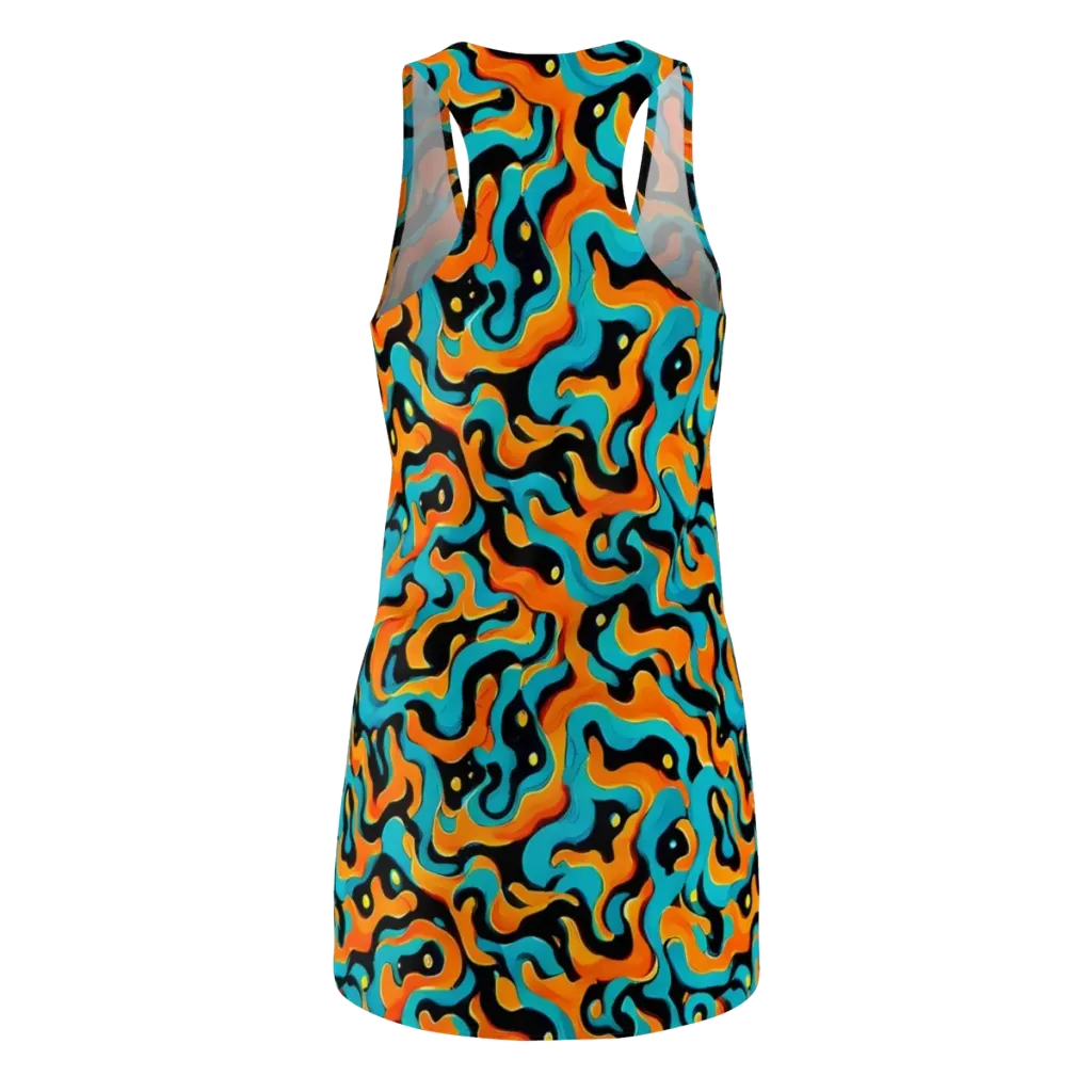 Voltage Wave on Racerback Dress — Back