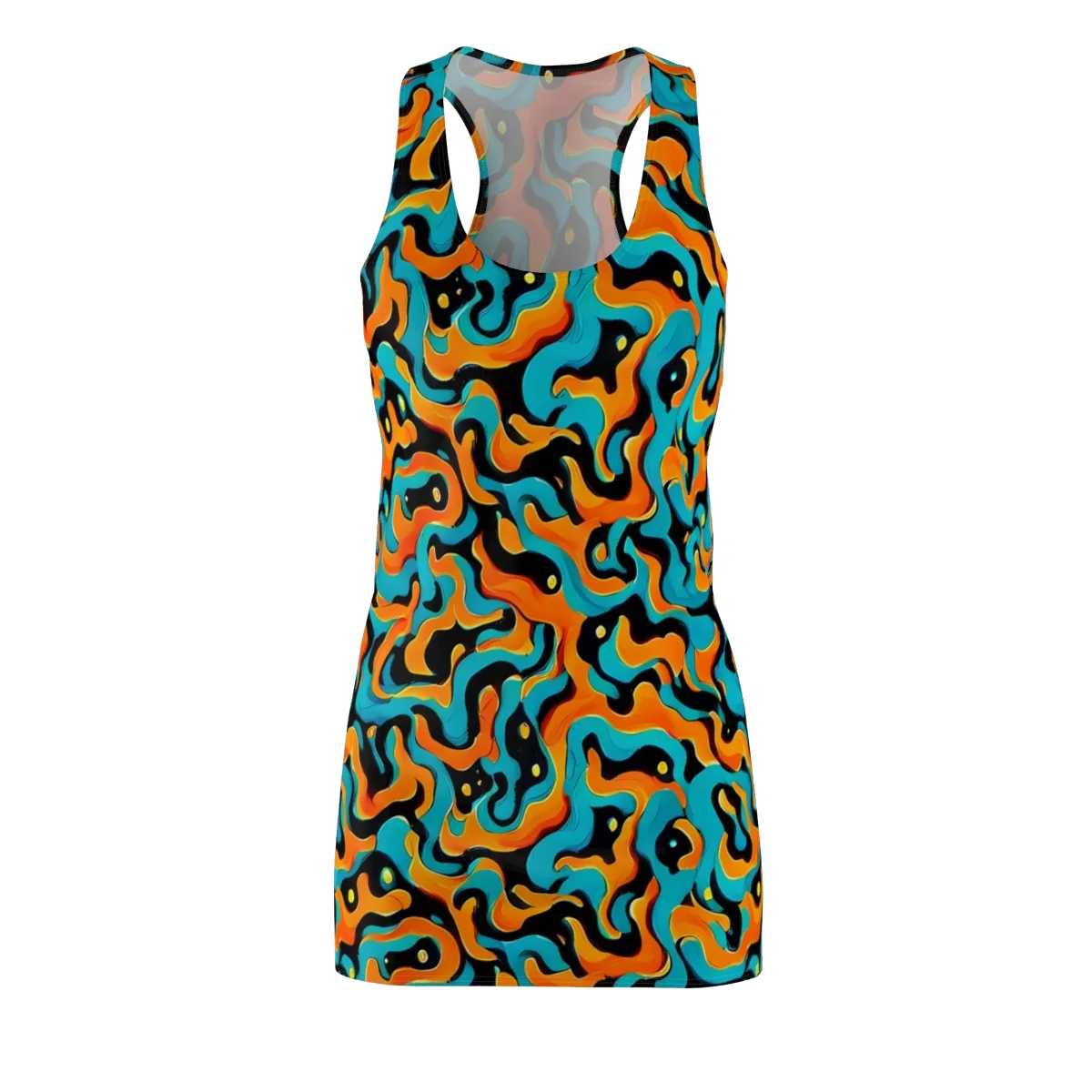Voltage Wave on Racerback Dress — Front