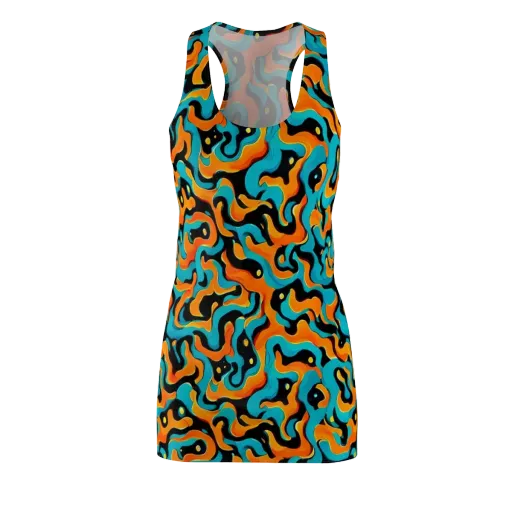 Voltage Wave on a Racerback Dress