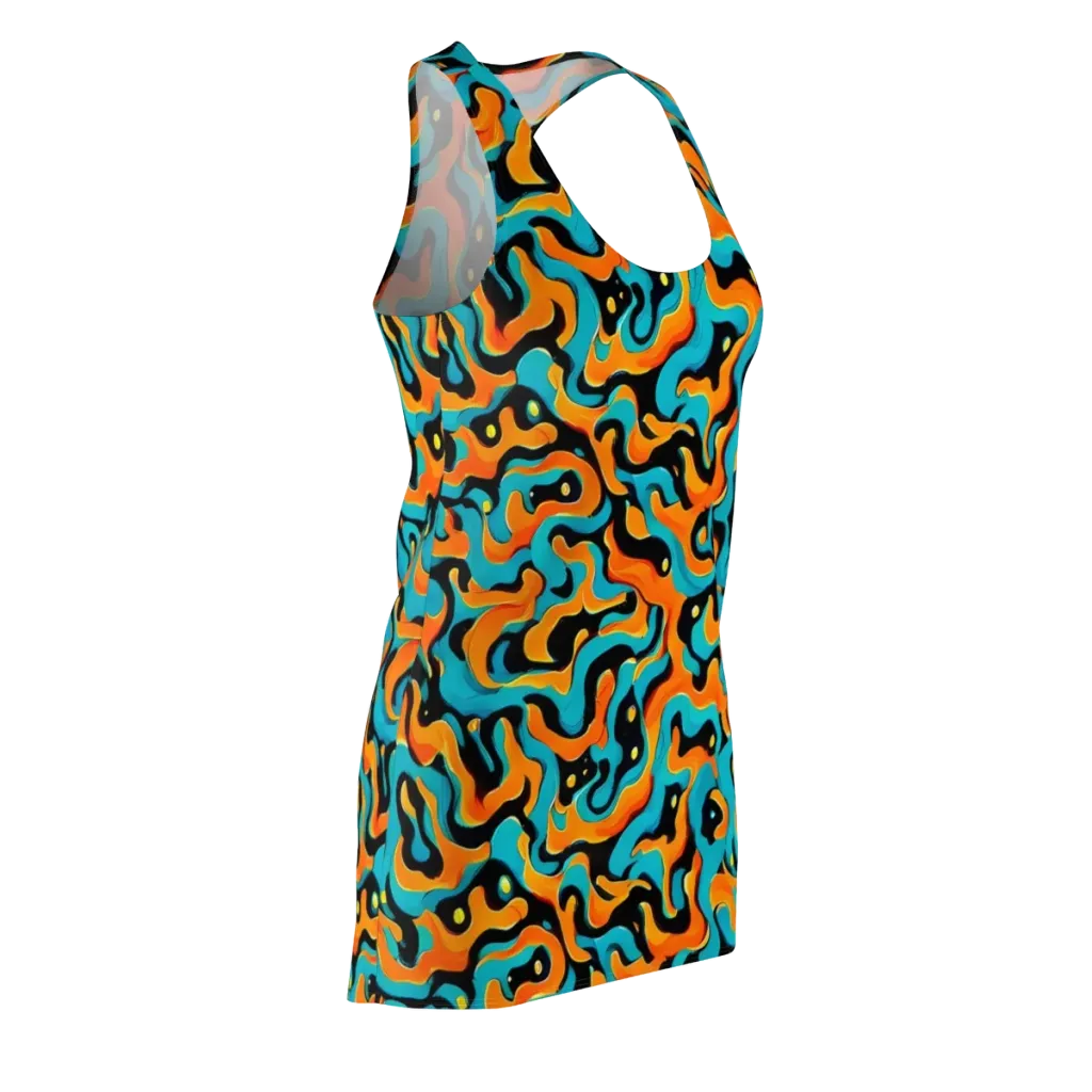 Voltage Wave on Racerback Dress — Front Side